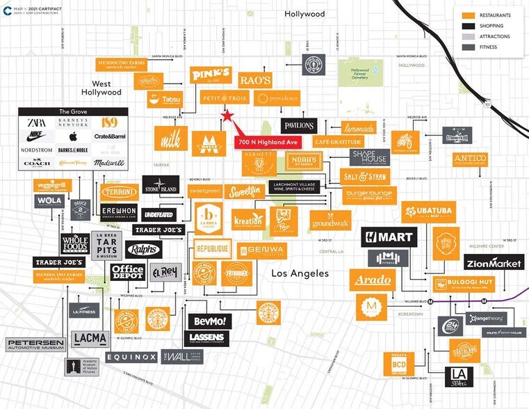 More Photos Of 700 N Highland Ave, Los Angeles Apartments For Lease