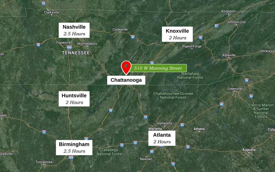 More Photos Of 510 W Manning St, Chattanooga Land For Sale