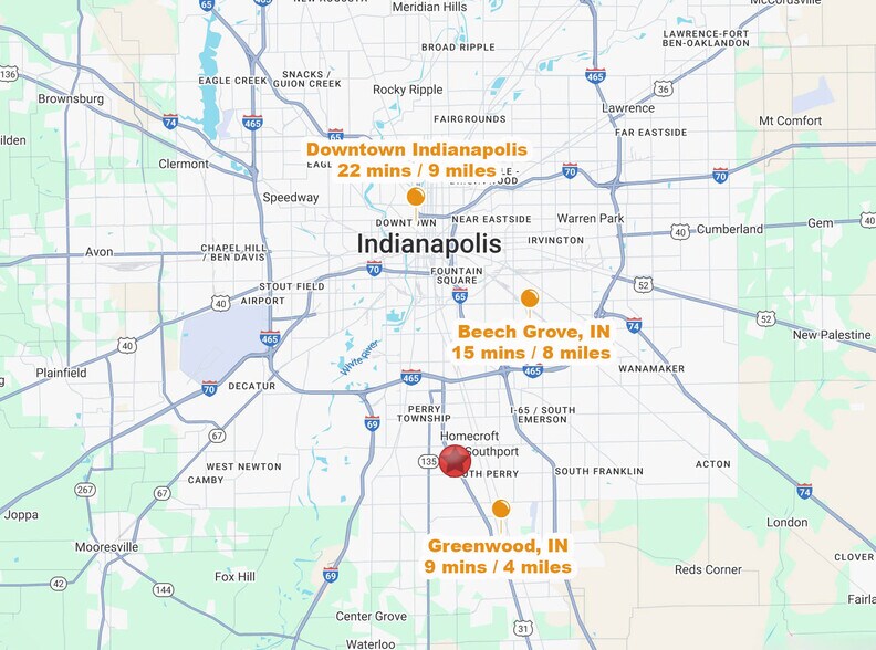 More Photos Of 7565 US Highway 31 S, Indianapolis Storefront For Lease