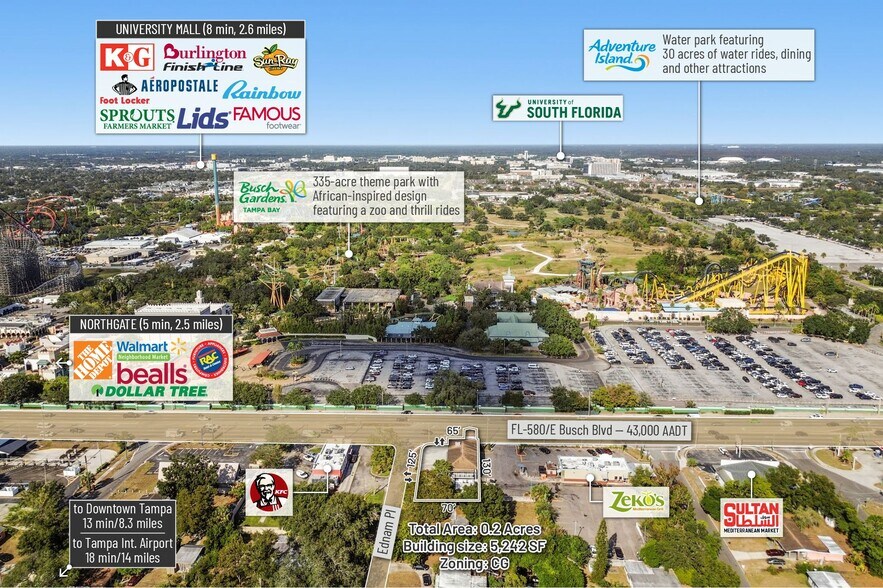More Photos Of 3601 E Busch Blvd, Tampa Storefront Retail Office For Lease