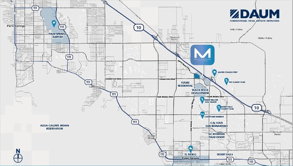 More Photos Of Portola Rd & Gerald Ford Dr, Palm Desert Land For Sale