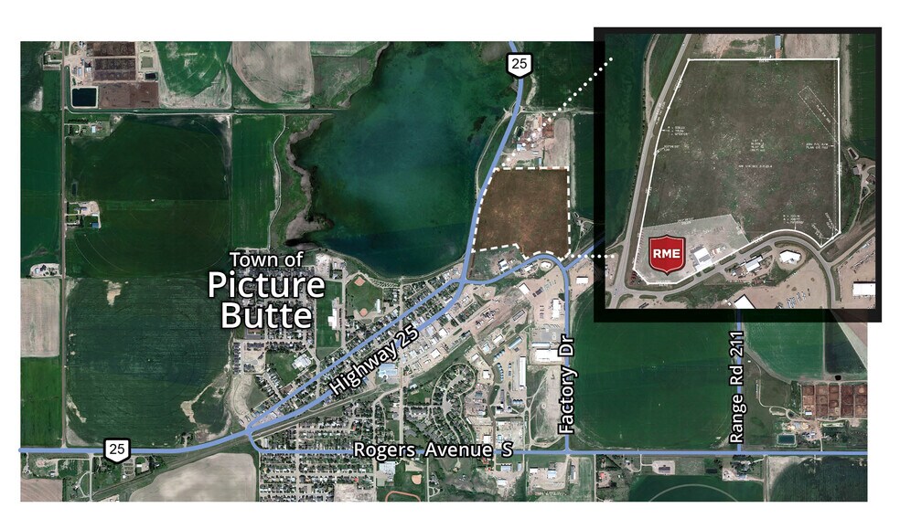 More Photos Of 101 Factory Dr, Picture Butte Land For Sale