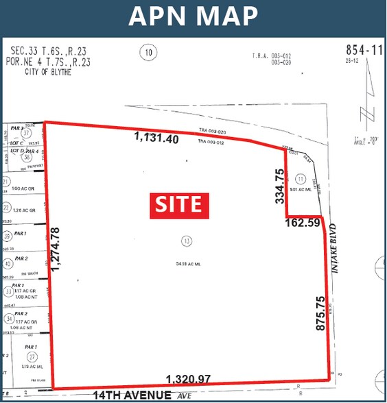 More Photos Of Intake Blvd, Blythe Land For Sale