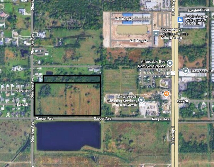 Primary Photo Of Oleander Ave @ Saeger Ave, Fort Pierce Land For Sale