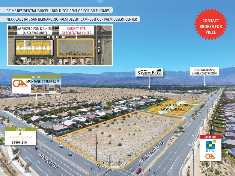 Primary Photo Of Portola Rd, Palm Desert Land For Sale