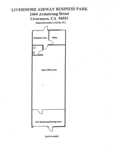 More Photos Of 2478 Armstrong St, Livermore Light Distribution For Lease