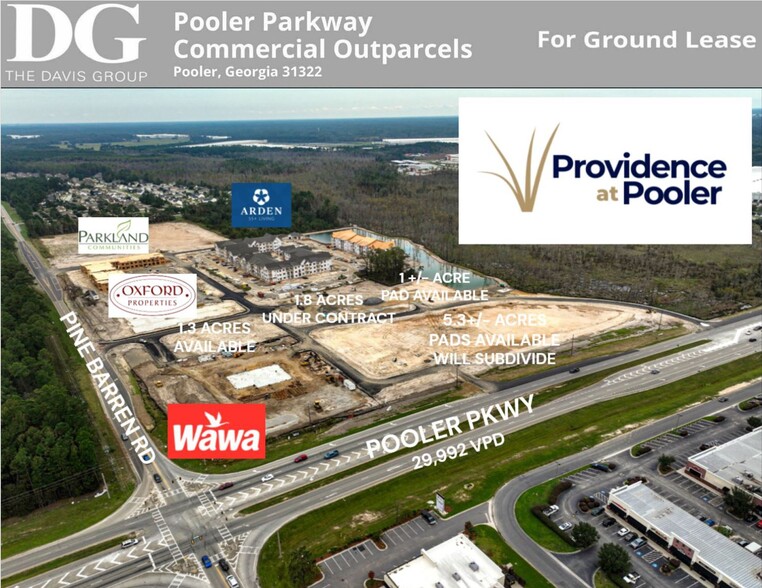 Primary Photo Of 1440 Pooler Pky, Pooler Land For Sale