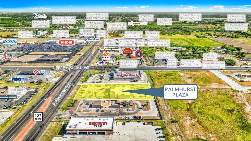 More Photos Of 4313 N Conway Ave, Palmhurst Storefront For Sale