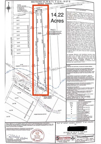 More Photos Of TBD Trahan Rd., New Iberia Land For Sale