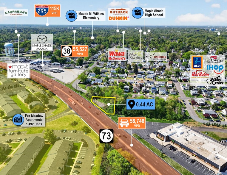 Primary Photo Of 2937 Route 73, Maple Shade Township Land For Sale