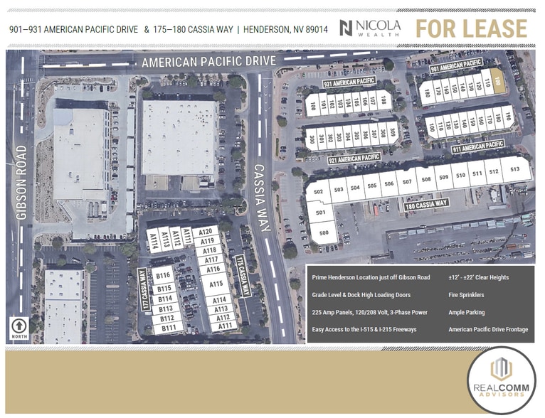 More Photos Of 901 American Pacific Dr, Henderson Unknown For Lease