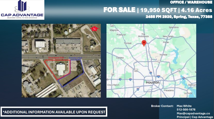 More Photos Of 2455 FM-2920, Spring Flex For Sale