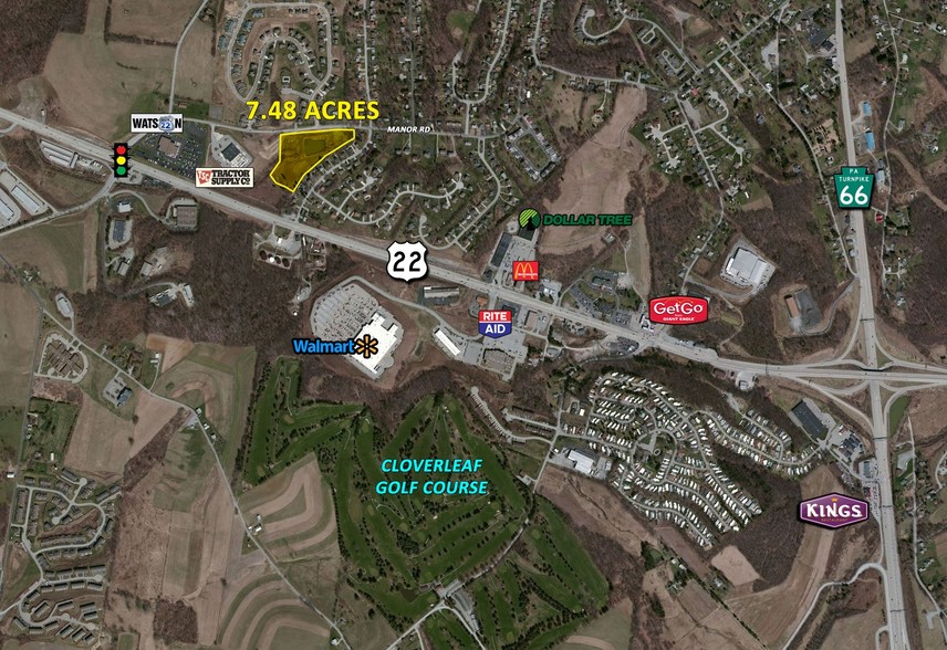 Primary Photo Of Route 22 @ Manor Road, Delmont Land For Sale