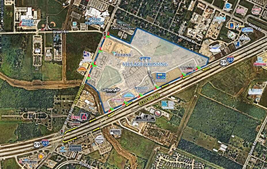 More Photos Of Highway 59 & FM 2218, Rosenberg Land For Sale