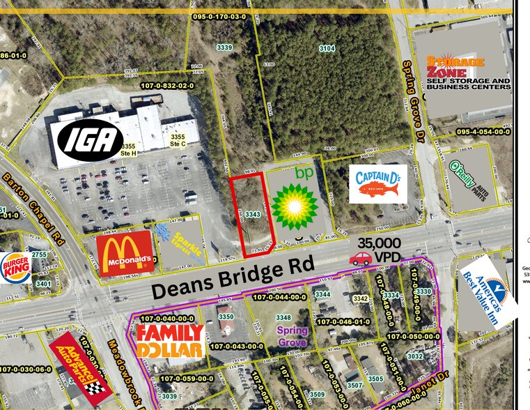 More Photos Of 3343 Deans Bridge Rd, Augusta Land For Lease