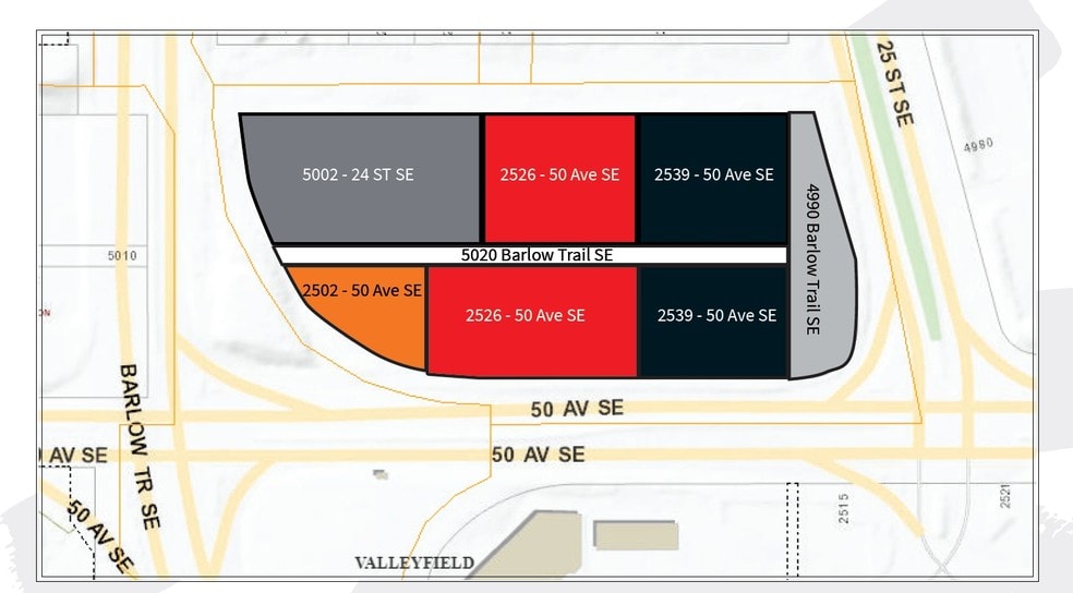 More Photos Of 2525 49 Av SE, Calgary Land For Sale