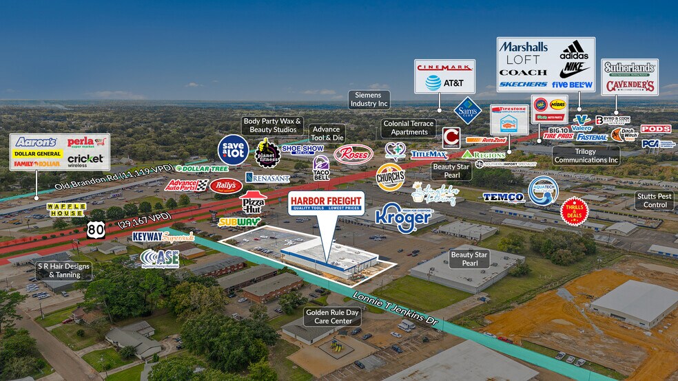 More Photos Of 3100 Hwy 80 E, Pearl General Retail For Sale