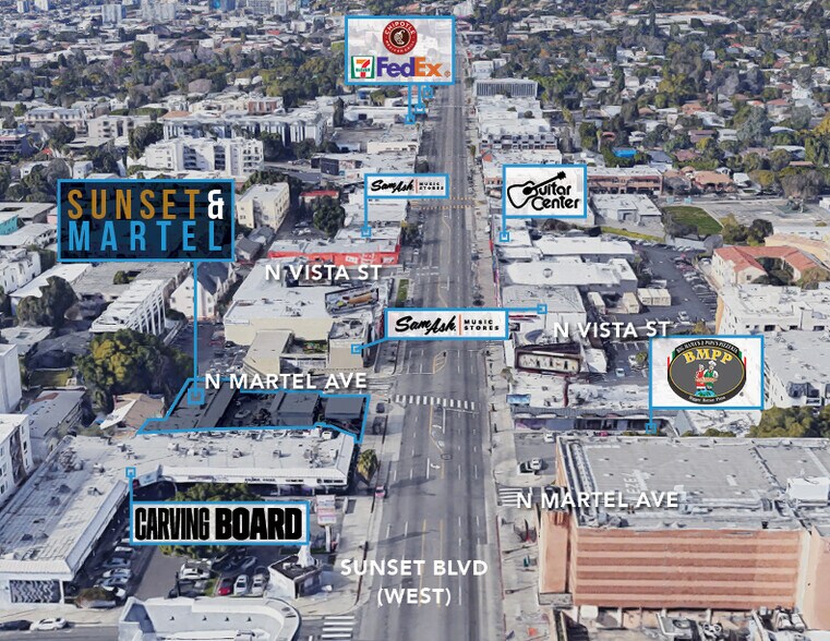 7318 W Sunset Blvd, Los Angeles, CA 90046 Land For Sale