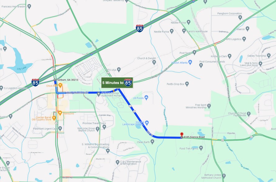 More Photos Of 8185 Spence Rd, Fairburn Land For Sale