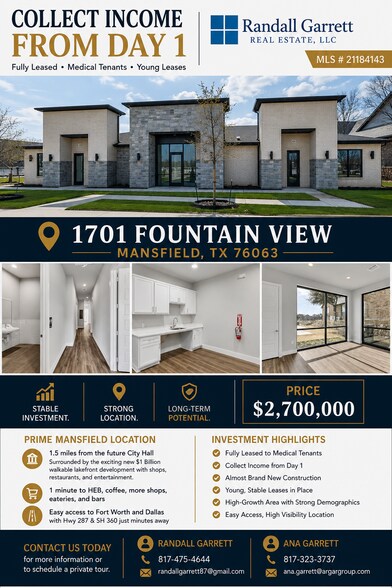 Primary Photo Of 1701 Fountainview Dr, Mansfield Office For Sale