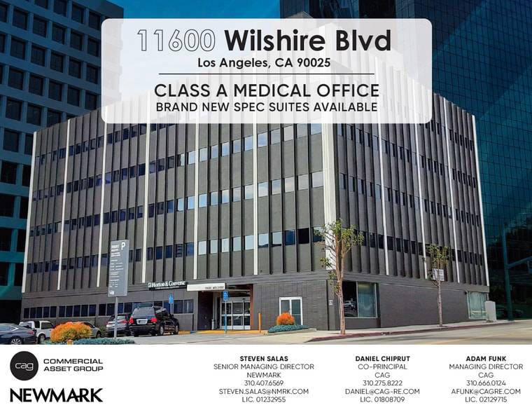 Primary Photo Of 11600 Wilshire Blvd, Los Angeles Medical For Lease