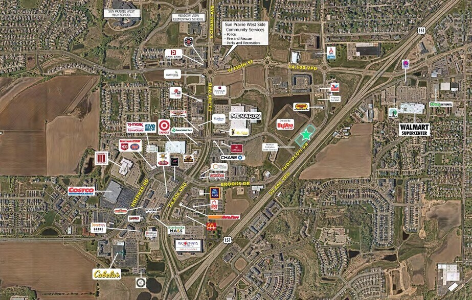 More Photos Of Hwy 151 @ S Thompson Rd, Sun Prairie Land For Lease