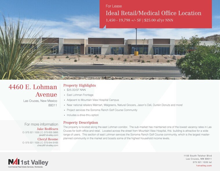 Primary Photo Of 4460 E Lohman Ave, Las Cruces General Retail For Lease