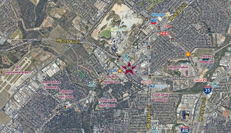 More Photos Of Wurzbach Parkway @ Perrin Central Blvd., San Antonio Land For Sale