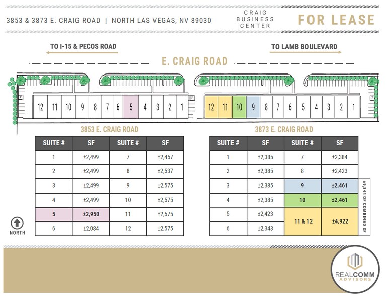 More Photos Of 3853 E Craig Rd, North Las Vegas Unknown For Lease