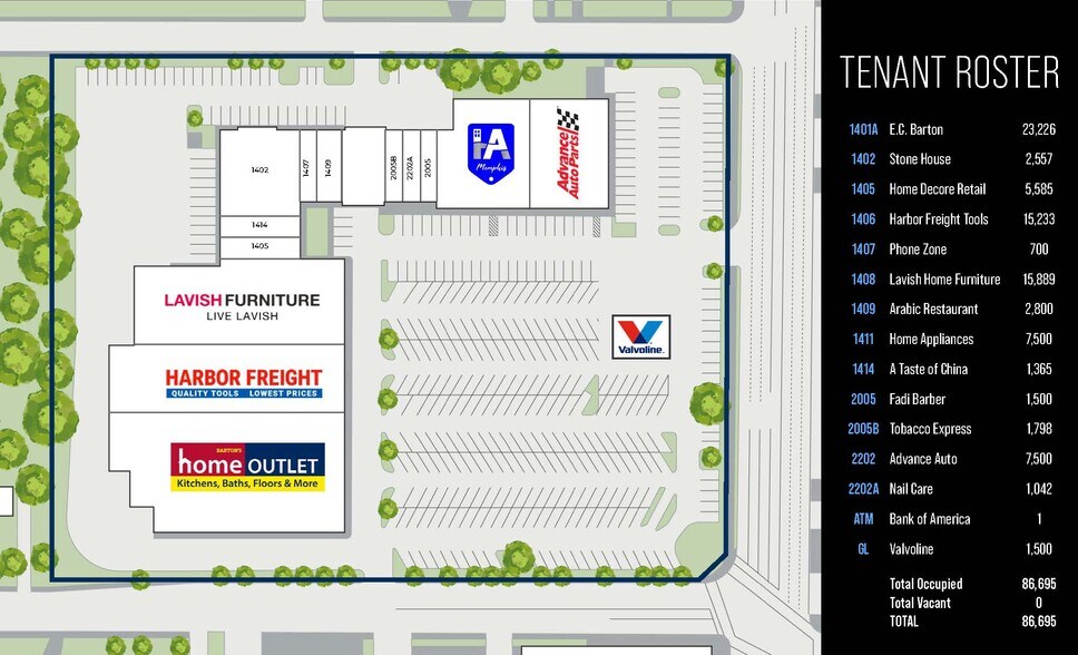 More Photos Of 4500-4522 Summer Ave, Memphis Storefront For Sale