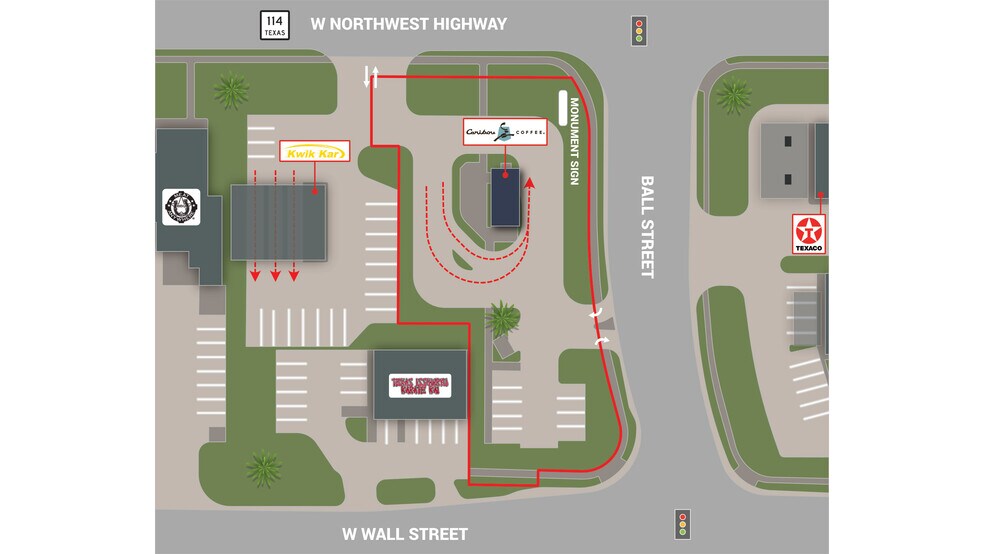 More Photos Of 897 W. Northwest hwy, Grapevine Fast Food For Sale