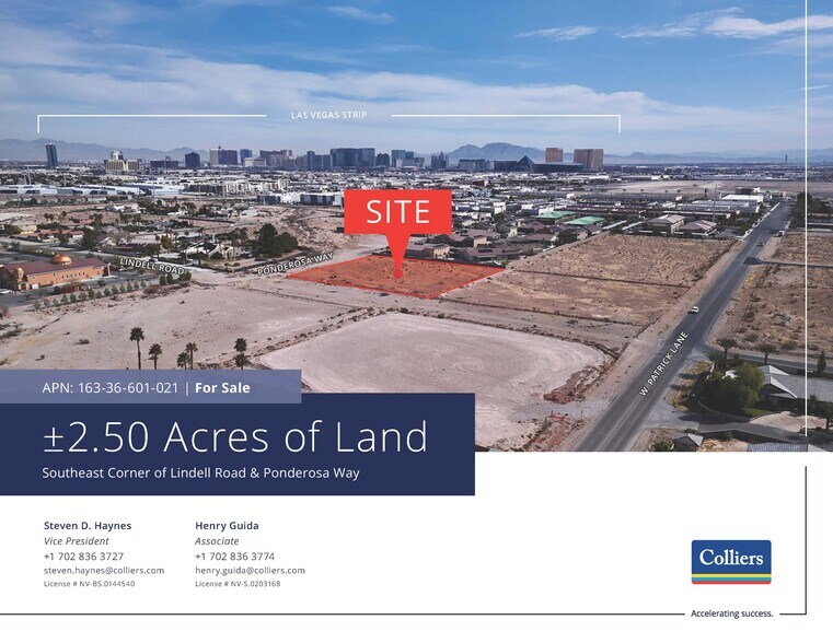 Primary Photo Of S Lindell Road, Las Vegas Land For Sale