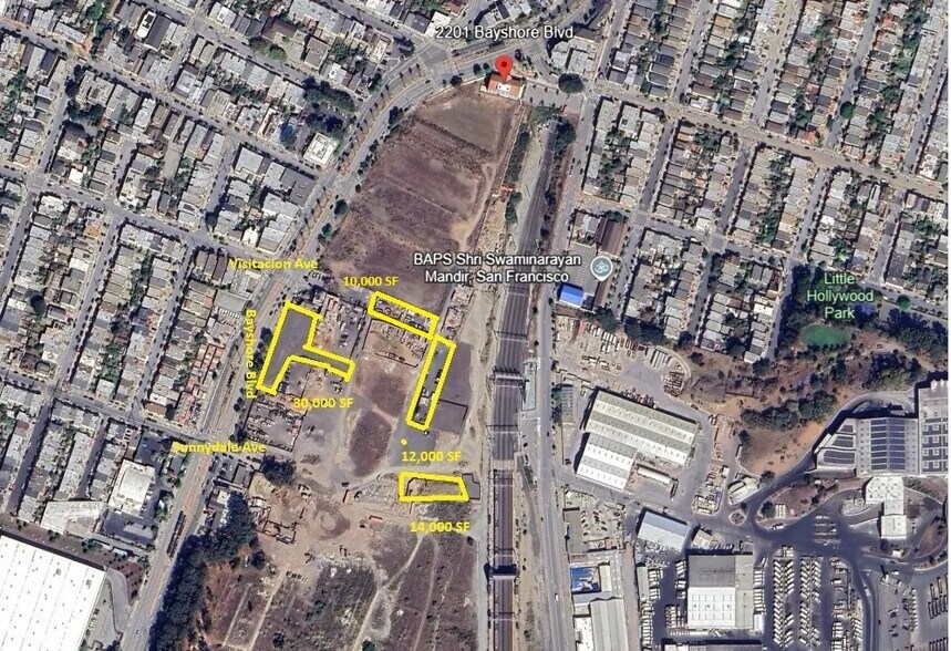 Primary Photo Of 2500 Bay Shore Blvd, San Francisco Land For Lease
