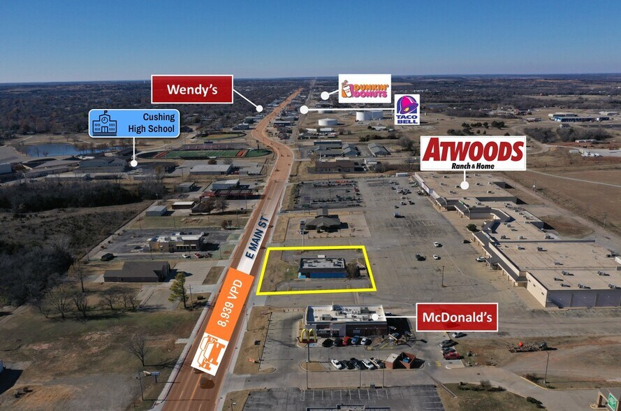 More Photos Of 2210 E Main St, Cushing Fast Food For Sale