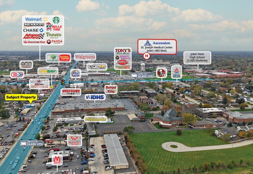 More Photos Of 1606 W Jefferson St, Joliet Fast Food For Sale