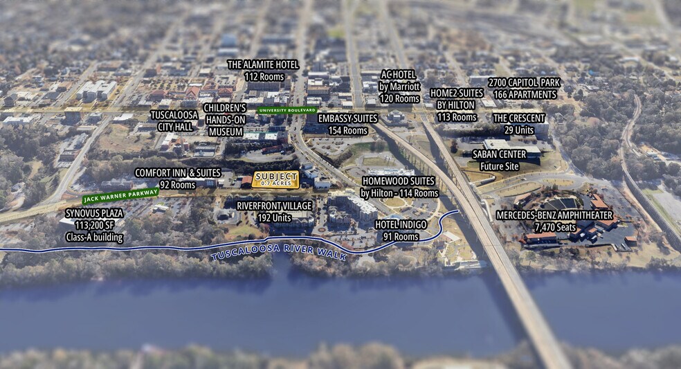 More Photos Of 2317 & 2327 Jack Warner Pky, Tuscaloosa Land For Sale