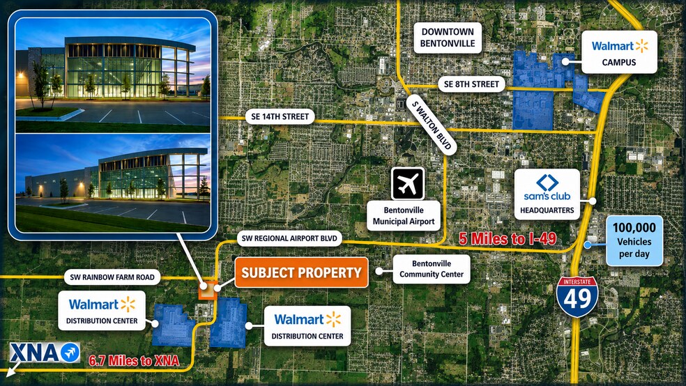 More Photos Of 5000 SW Regional Airport Blvd, Bentonville Warehouse For Lease