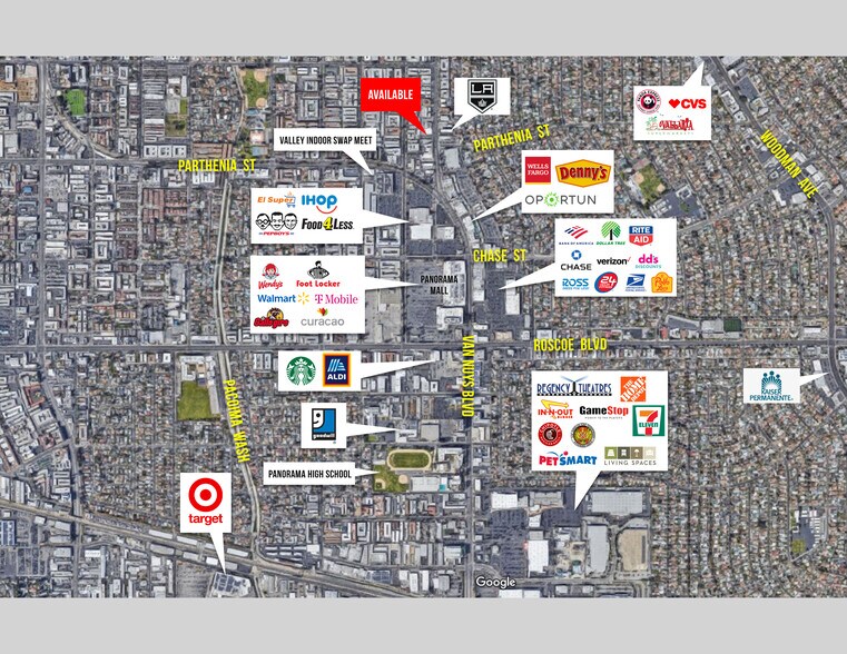 More Photos Of 8741-8747 Van Nuys Blvd, Panorama City Storefront Retail Office For Sale