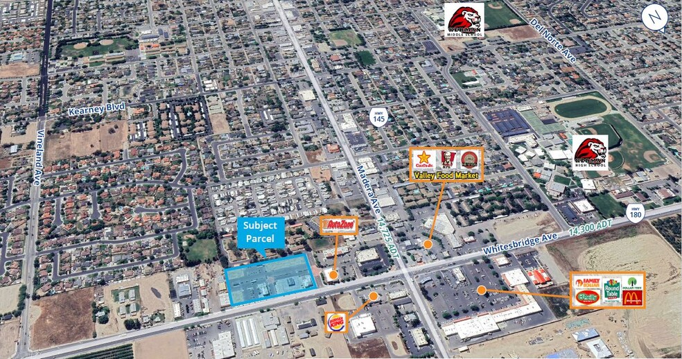 Primary Photo Of SEC Madera & Whitebridge Ave, Kerman Land For Lease