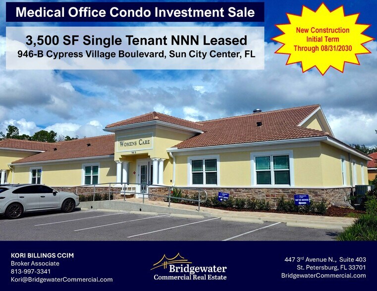 Primary Photo Of 946 Cypress Village Blvd, Sun City Center Medical For Sale