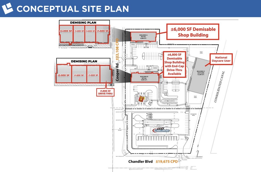 More Photos Of 210 Cooper, Chandler General Retail For Lease