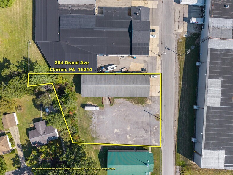 Primary Photo Of 204 Grand Ave, Clarion Warehouse For Sale