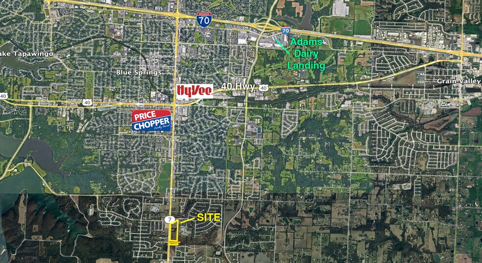 Primary Photo Of SEC M-7 Hwy & Lake Village Blvd, Blue Springs Land For Sale