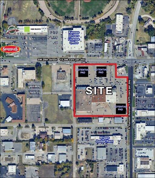 More Photos Of 105-115 SW 29th St, Topeka General Retail For Sale