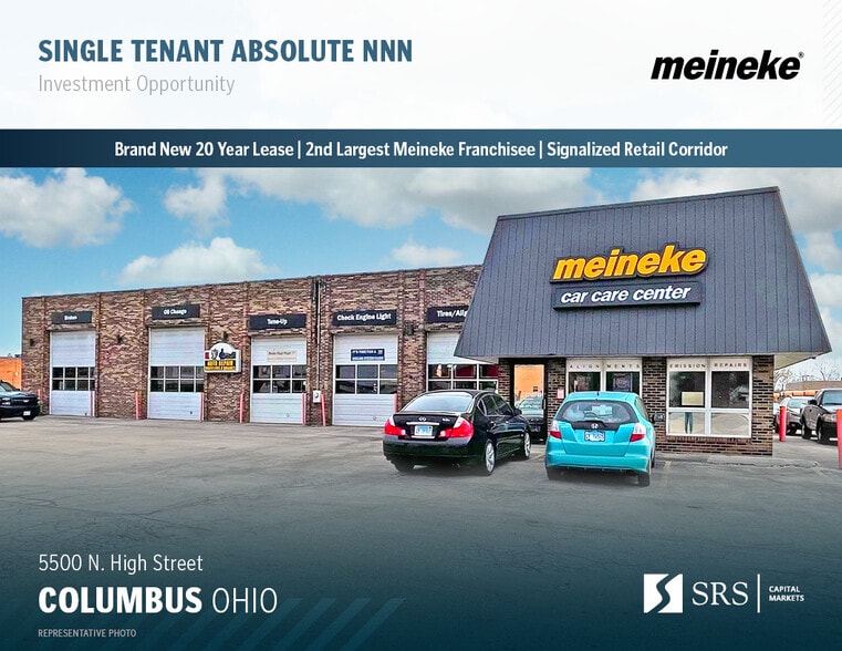 Primary Photo Of 5500 N High St, Columbus Auto Repair For Sale