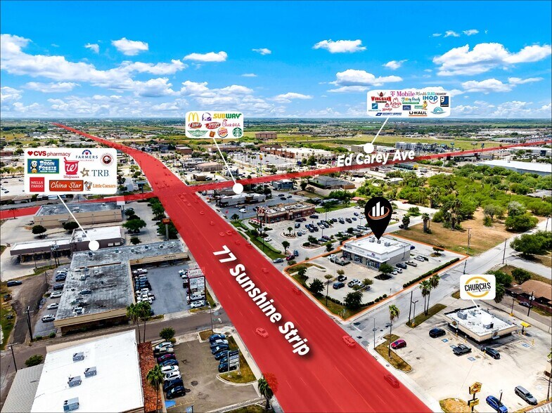 More Photos Of 1802 S 77 Sunshine Strip, Harlingen Storefront Retail Office For Sale