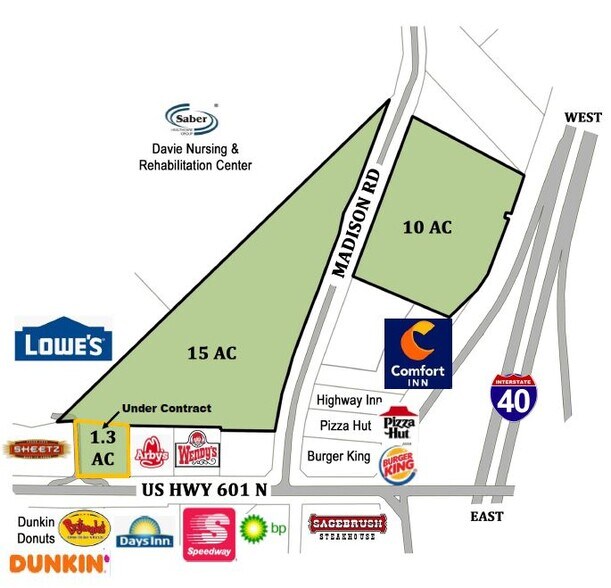 More Photos Of Madison Rd @ US Hwy 601 N, Mocksville Land For Sale