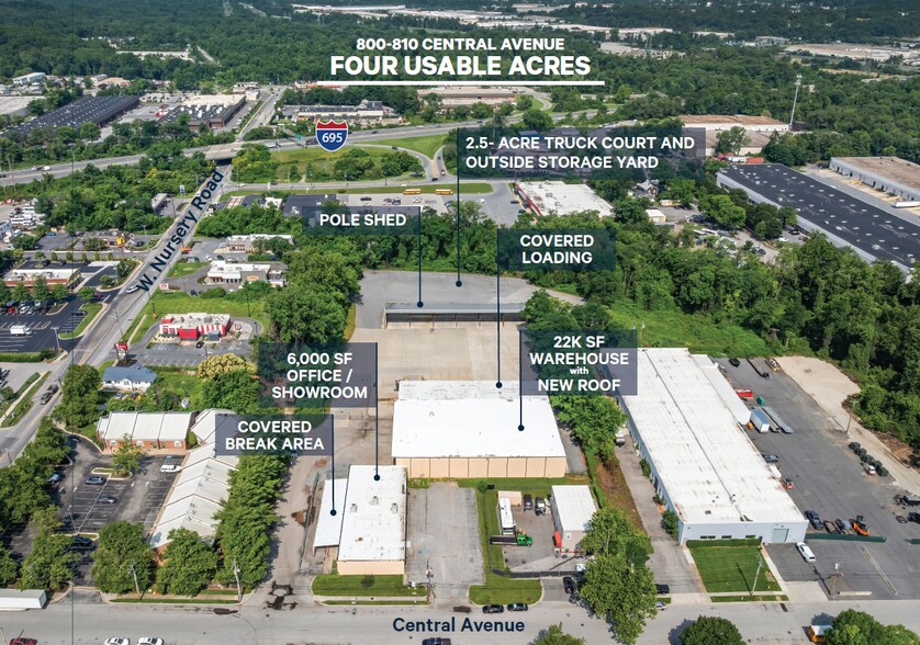 More Photos Of 800-810 Central Ave, Linthicum Warehouse For Lease