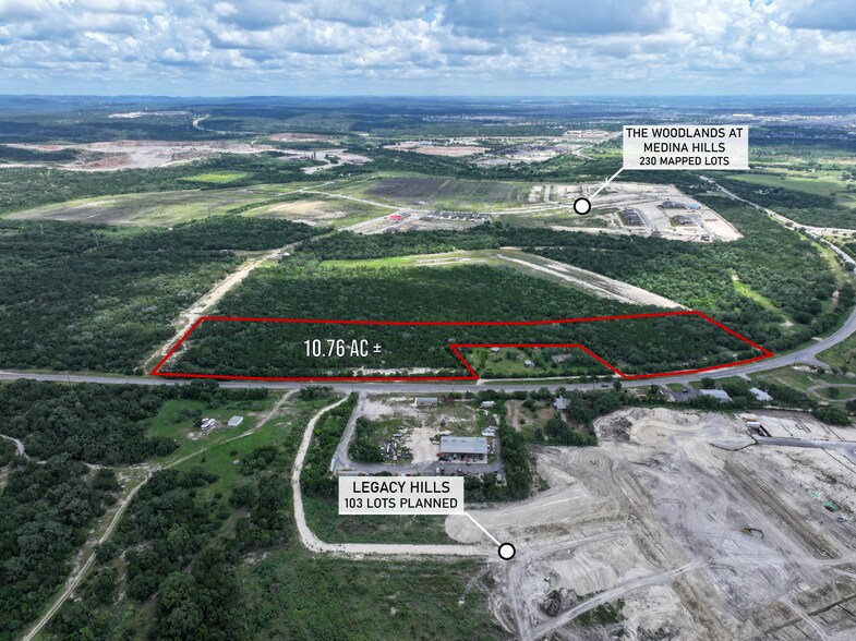 Primary Photo Of 10.76 AC +/- on FM 1283, Rio Medina Land For Sale