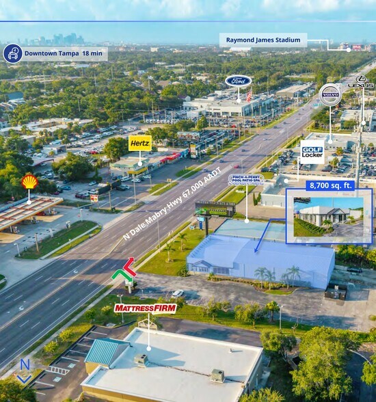 More Photos Of 6206 N Dale Mabry Hwy, Tampa Freestanding For Lease